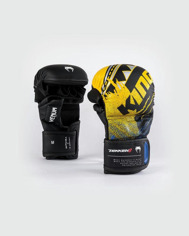 Luvas de MMA Venum x TEKKEN 8 King – Preto/Amarelo