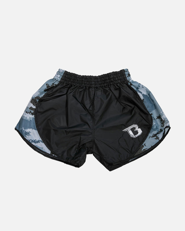 Booster Muay Thai Shorts Retro Hybrid – Grey