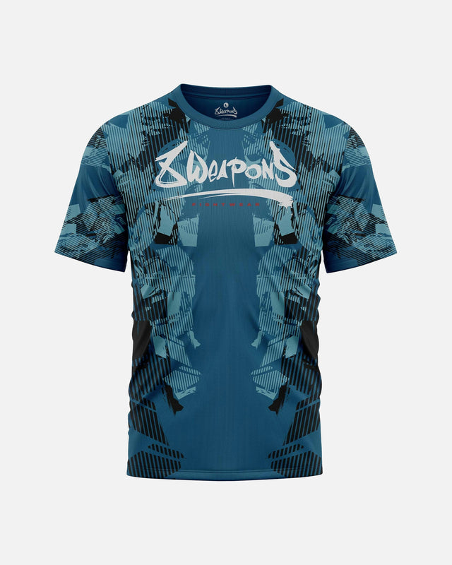 8 WEAPONS T-Shirt Functional Hit 2.0 – Navy/Black