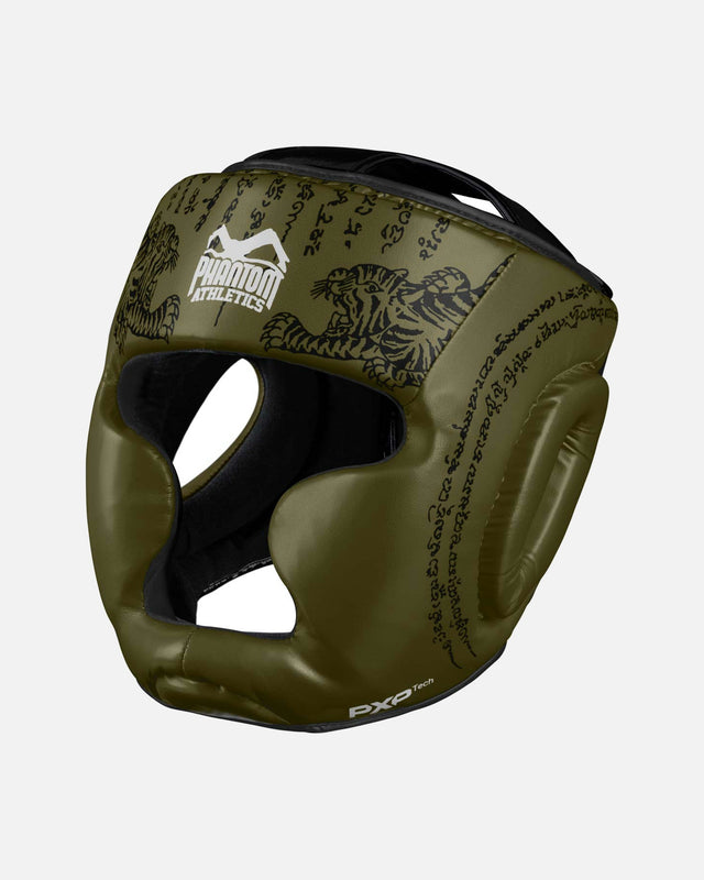 Phantom Athletics Hoofdbeschermer Muay Thai - Zwart/Zilver