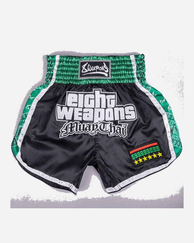 8 WEAPONS Muay Thai Shorts West Coast – Green