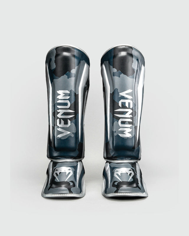 Venum Elite Shin Guards - Dark Navy/Blue
