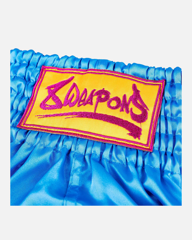 8 WEAPONS Muay Thai Shorts Meow Thai – Blue/Purple