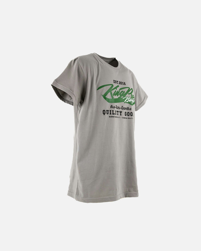 King Pro Boxing T-Shirt Signature – Grey