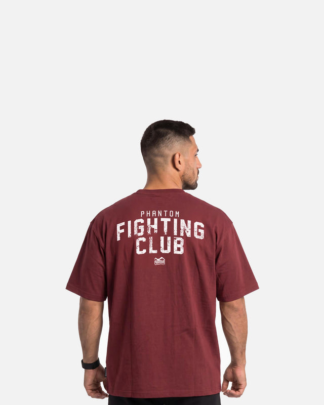 Phantom Athletics T-Shirt FIGHTING CLUB Oversize Heavy – Burgundy Red