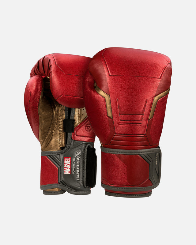 Hayabusa x Marvel Boxing gloves Iron Man – Red/Gold
