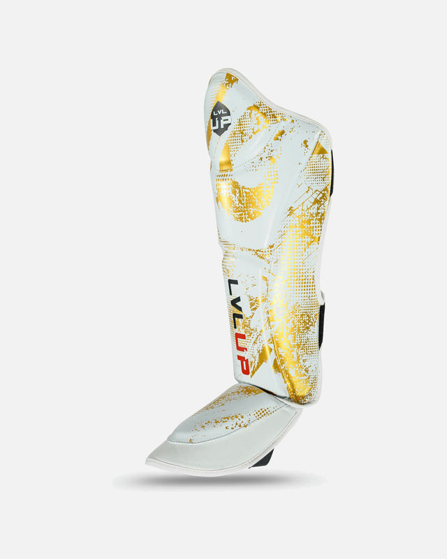 LVL UP Shin guards Stadium – White