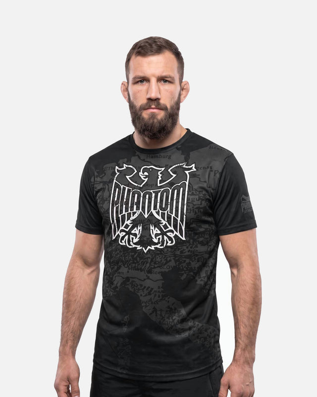 Phantom Athletics Training Shirt EVO Germany Silver Eagle – Black/Grey