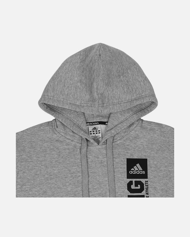 Adidas Sleeveless Boxing Hoodie – Grey/Black