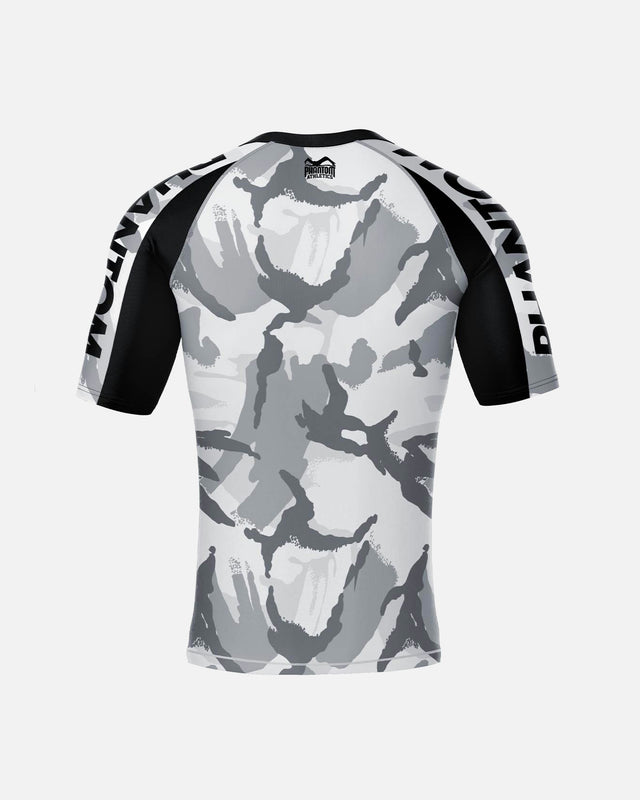 Phantom Athletics Rashguard Warfare Winter Camo – White