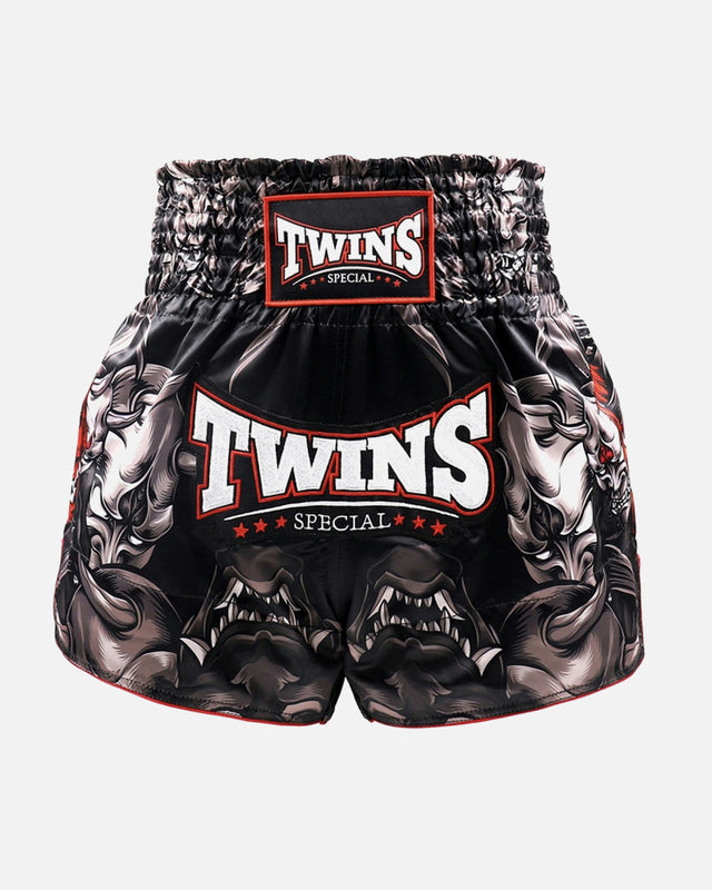 Twins Muay Thai Shorts TTBL Kabuki – Black
