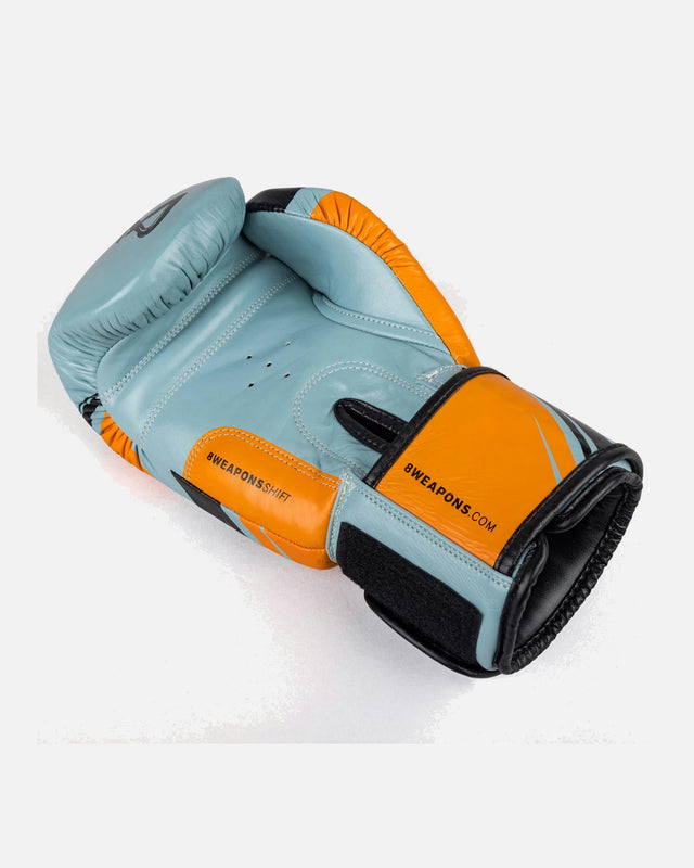 8 WEAPONS Boxing gloves Shift – Ice Grey/Orange