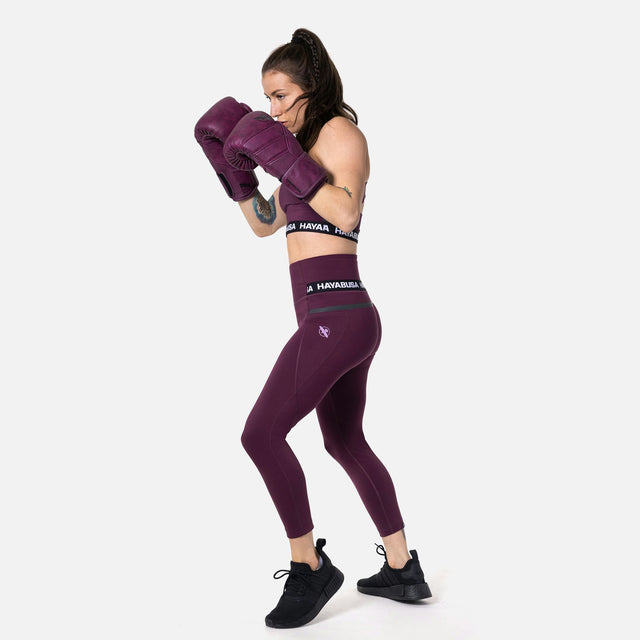 Hayabusa Leggings High Rise 3/4 Women's – Wine