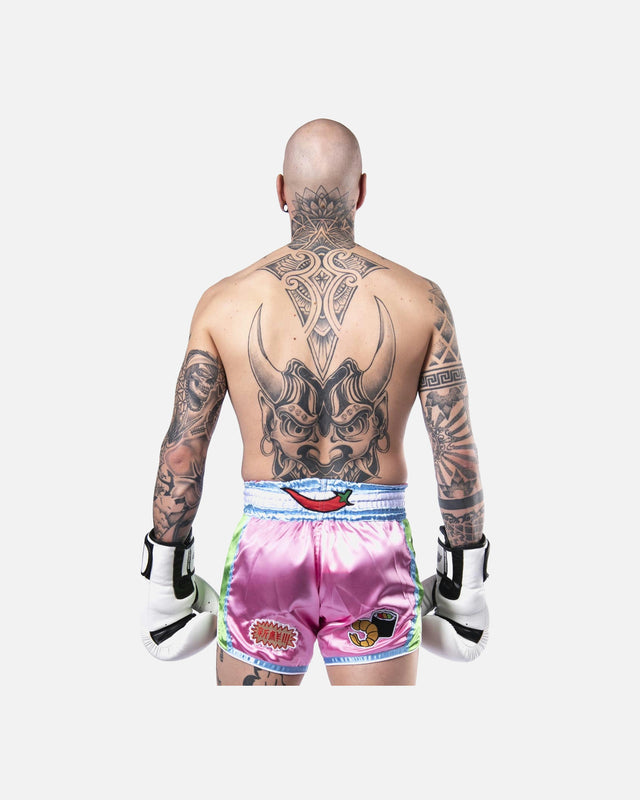 8 WEAPONS Muay Thai Shorts Yummy – Pink