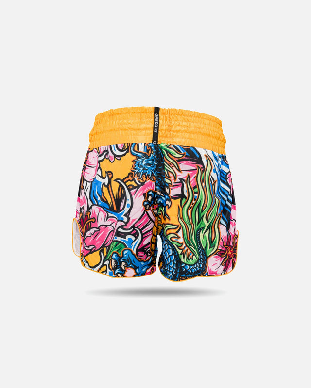Blegend Muay Thai Shorts Legend 3 – Yellow
