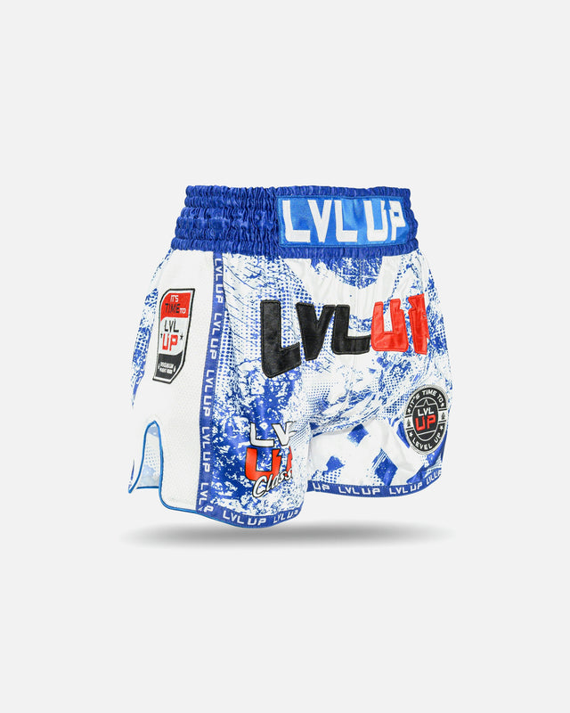 LVL UP Muay Thai Shorts Stadium – Blue