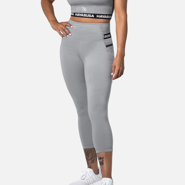 Hayabusa Leggings High Rise 3/4 Women's – Grey