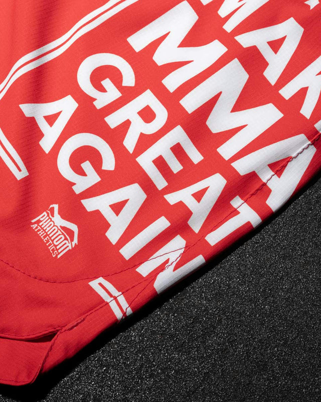 Phantom Athletics MMA-shorts Fusion-R Make MMA Great Again – Röd