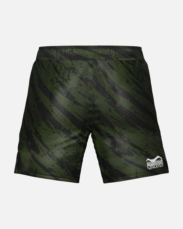 Phantom Athletics MMA Shorts EVO Tiger Camo – Black