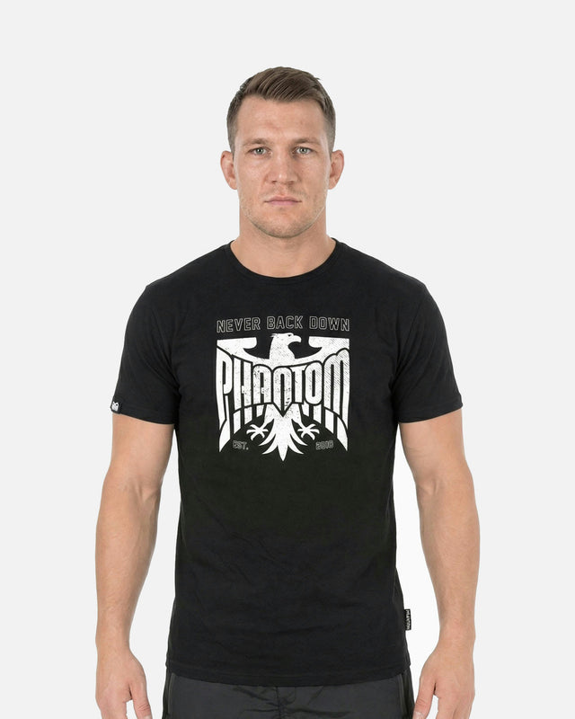 Phantom Athletics T-Shirt Germany Never Back Down – Black
