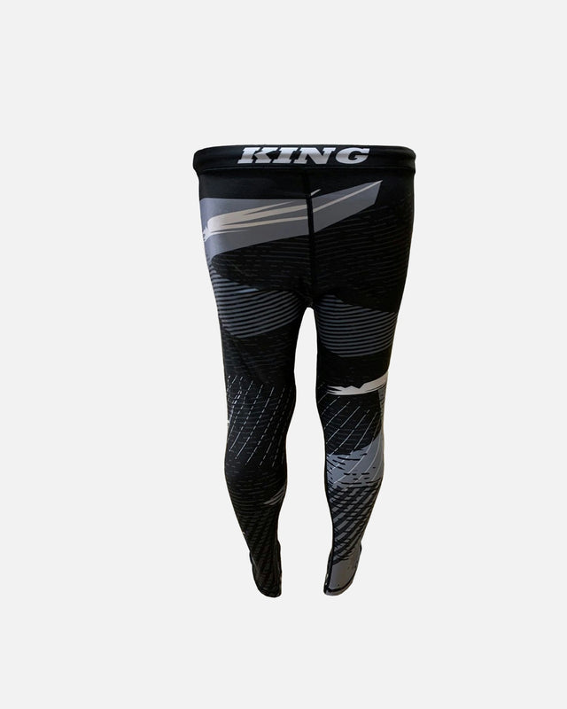 King Pro Boxing Compression Shorts Shadow 1 – Black