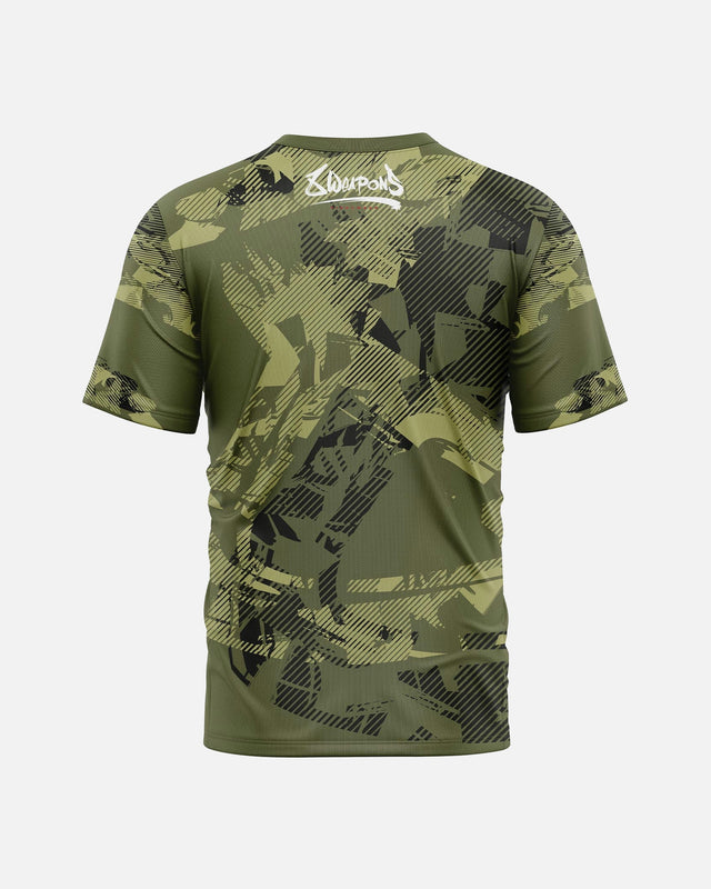 8 WEAPONS T-Shirt Functional Hit 2.0 – Olive-Black