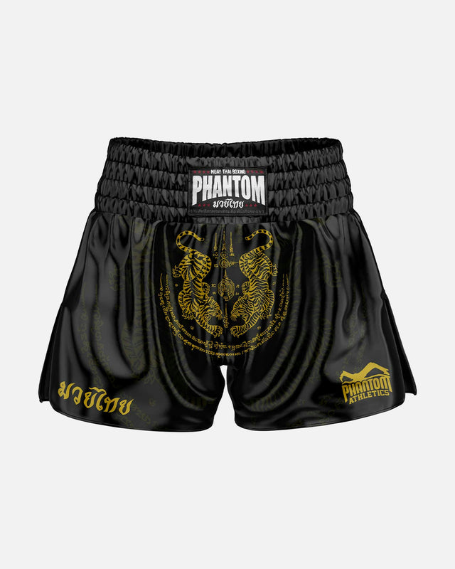 Phantom Athletics Muay Thai Shorts Sak Yant – Black/Gold