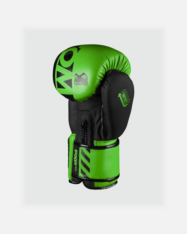 Boxerské rukavice Phantom Athletics APEX – Neon Zelené