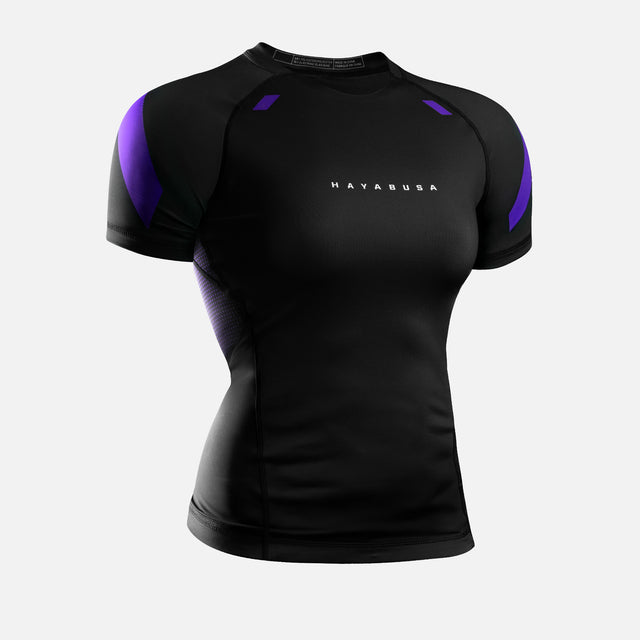 Hayabusa Rashguard Pro Ranked Short Sleeve Women's – Purple