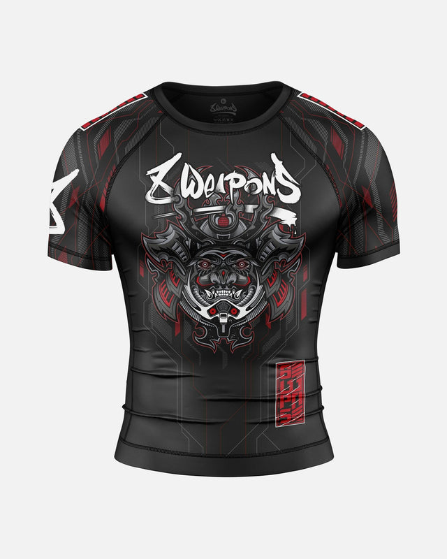 8 WEAPONS Rashguard Samurai 2.0 – Black/Red