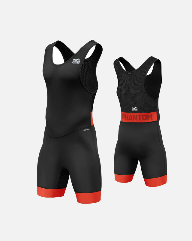 Phantom Athletics Wrestling Singlet Storm Kids – Black/Red/Black/Blue