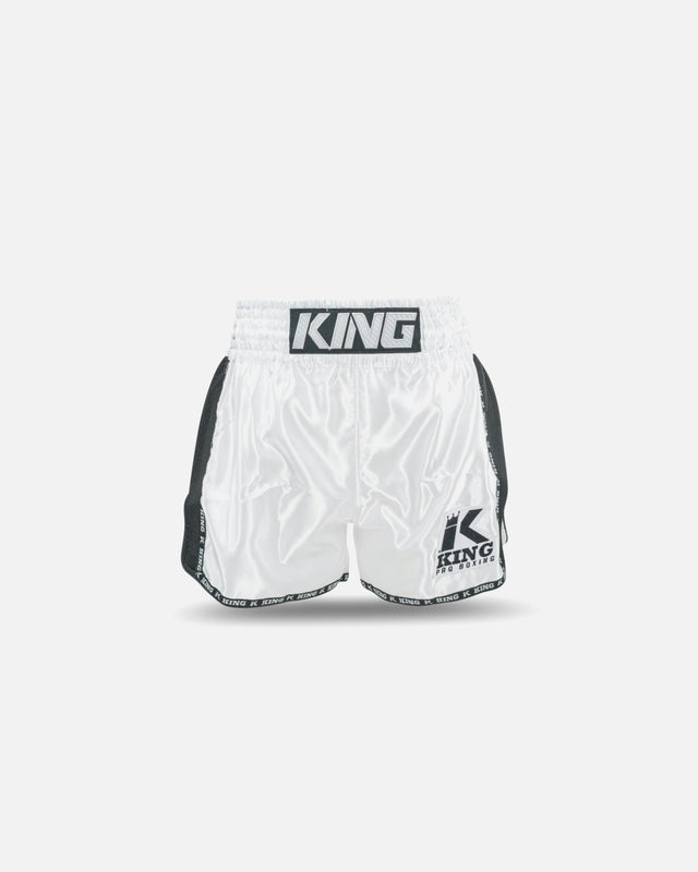 King Pro Boxing Muay Thai Shorts Bangkok – White