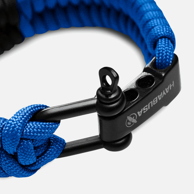 Hayabusa Paracord Jiu Jitsu Armband - Blue