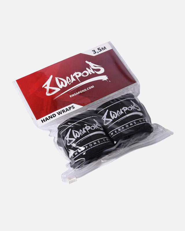 8 WEAPONS Hand wraps – Black