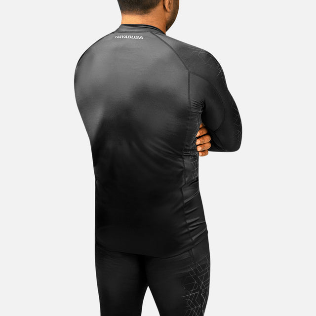 Hayabusa Rashguard Geo Long Sleeves – Grey