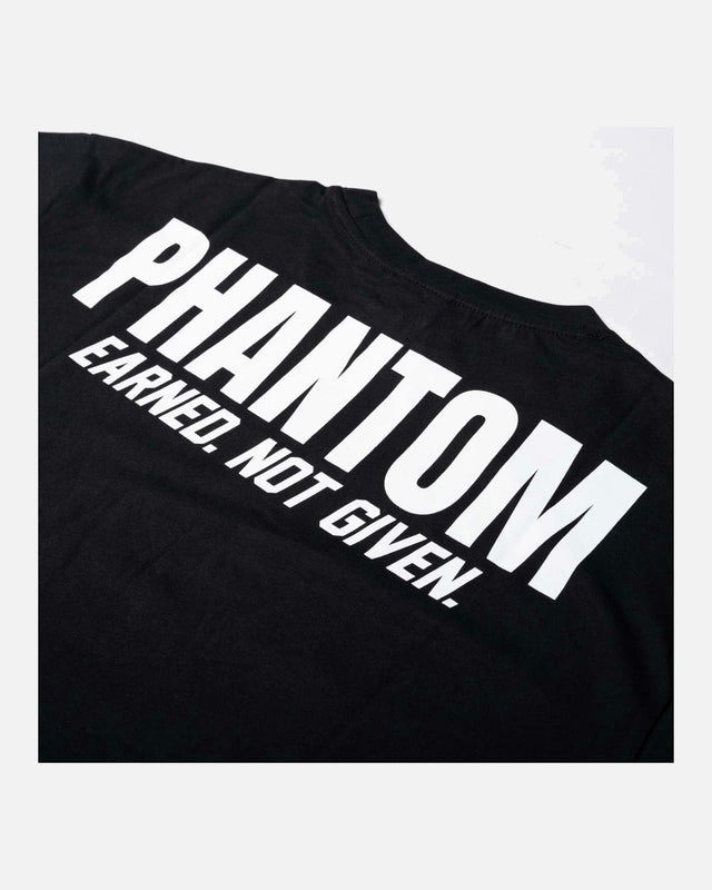 Phantom Athletics T-Shirt Earned – Black
