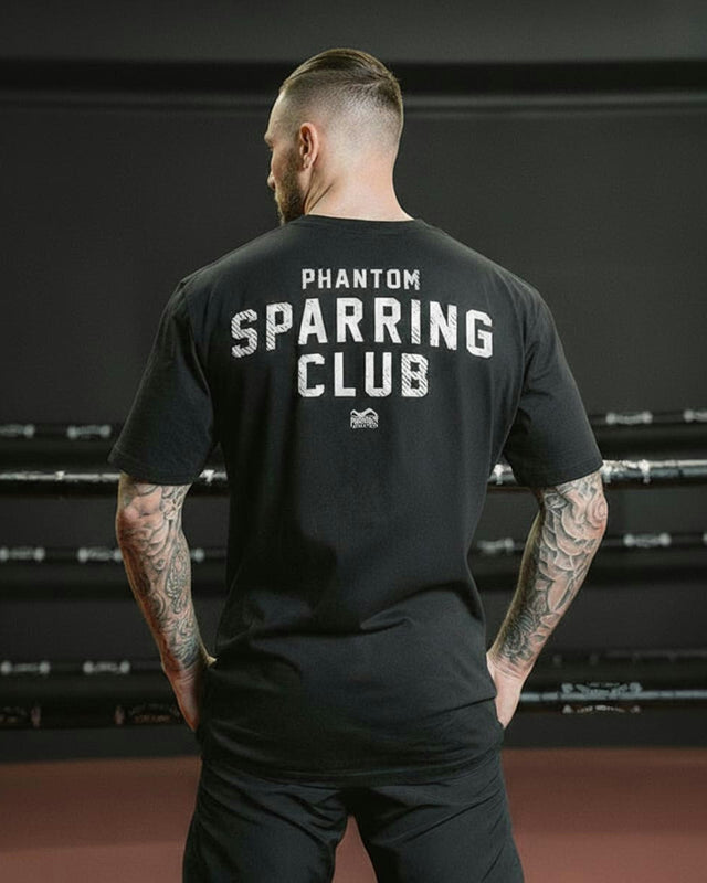 T-shirt Phantom Athletics Sparring Club Oversize Heavy – Noir
