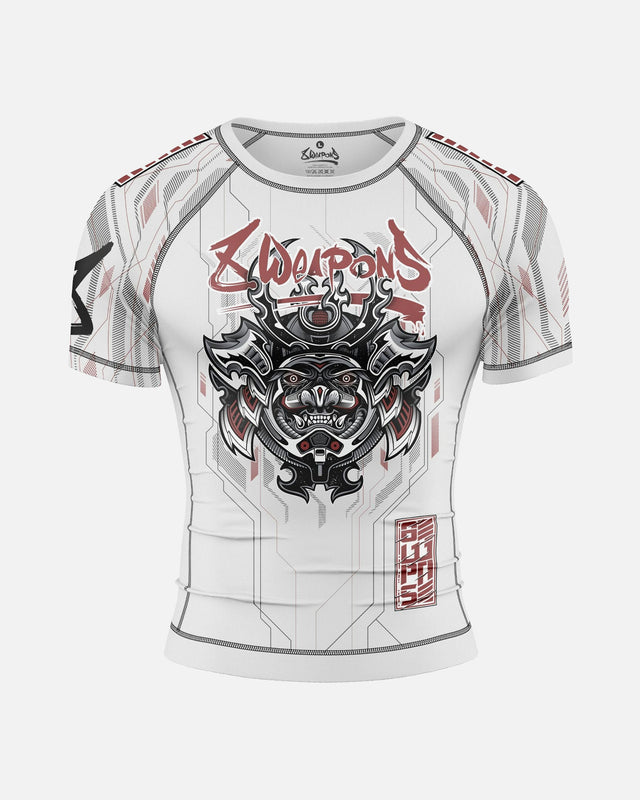 8 WEAPONS Rashguard Samurai 2.0 – White/Red