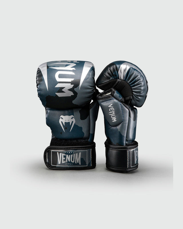 Venum Luvas de MMA Elite Camo – Azul-marinho-escuro/Azul