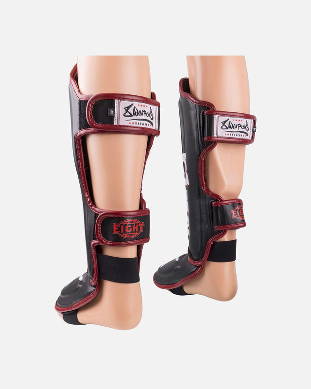 8 WEAPONS Shin guards Bangkok – Black/White