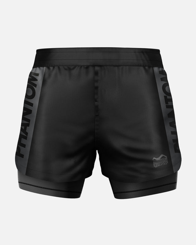 Phantom Athletics Compression Shorts Fusion 2in1 Apex – Black/Grey