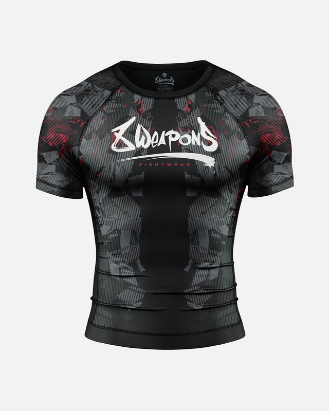 8 WEAPONS Rashguard Hit 2.0 - Black/Red