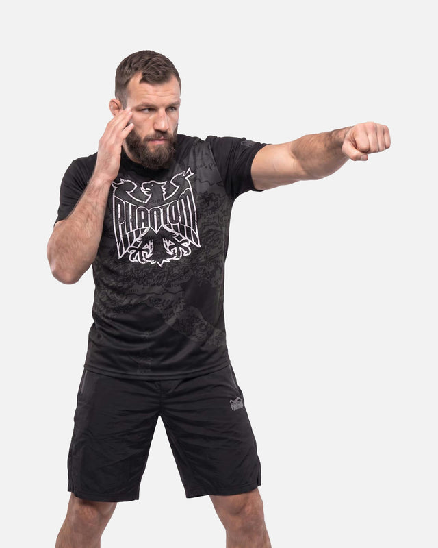 Phantom Athletics Training Shirt EVO Germany Silver Eagle – Black/Grey