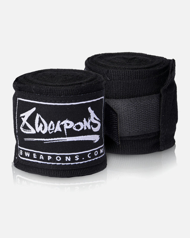 8 WEAPONS Hand wraps – Black