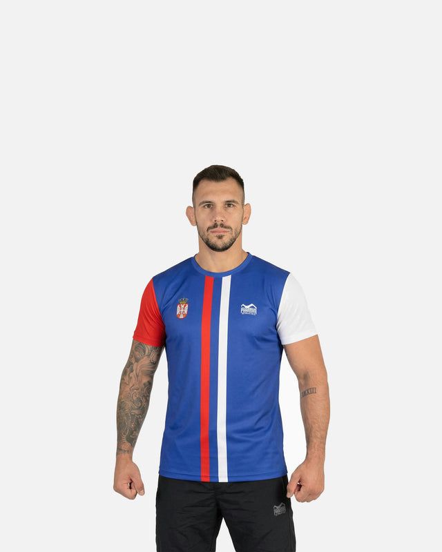 Phantom Athletics Training T-shirt EVO+ Team Serbia – Blue