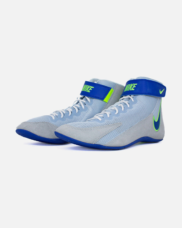 Nike Wrestling Shoes Speedsweep VIII – Grey/Blue/Neon