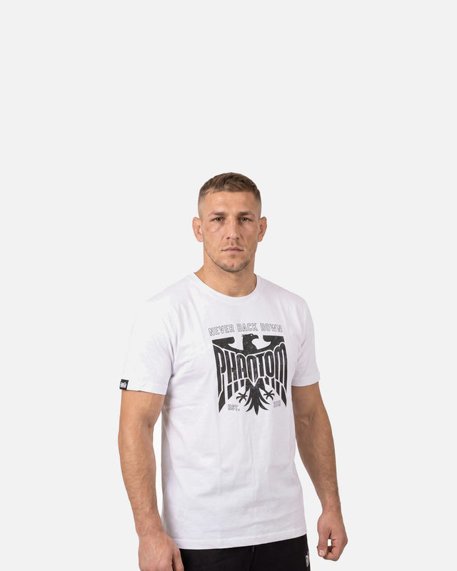 Phantom Athletics T-Shirt Germany Never Back Down – White