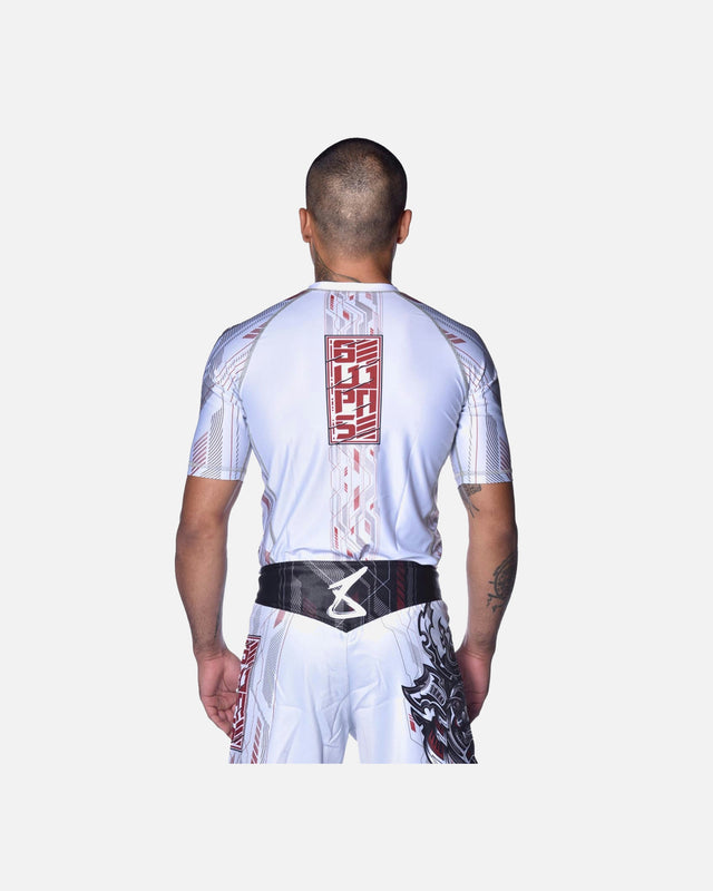 8 WEAPONS Rashguard Samurai 2.0 – White/Red