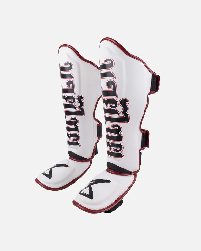 8 WEAPONS Shin guards Bangkok – White/Black