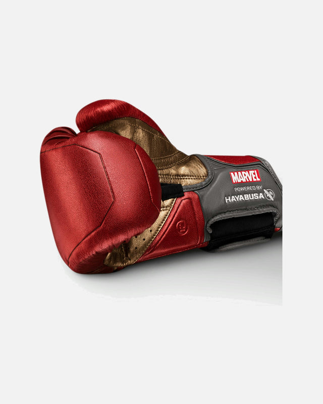 Hayabusa x Marvel Boxing gloves Iron Man – Red/Gold